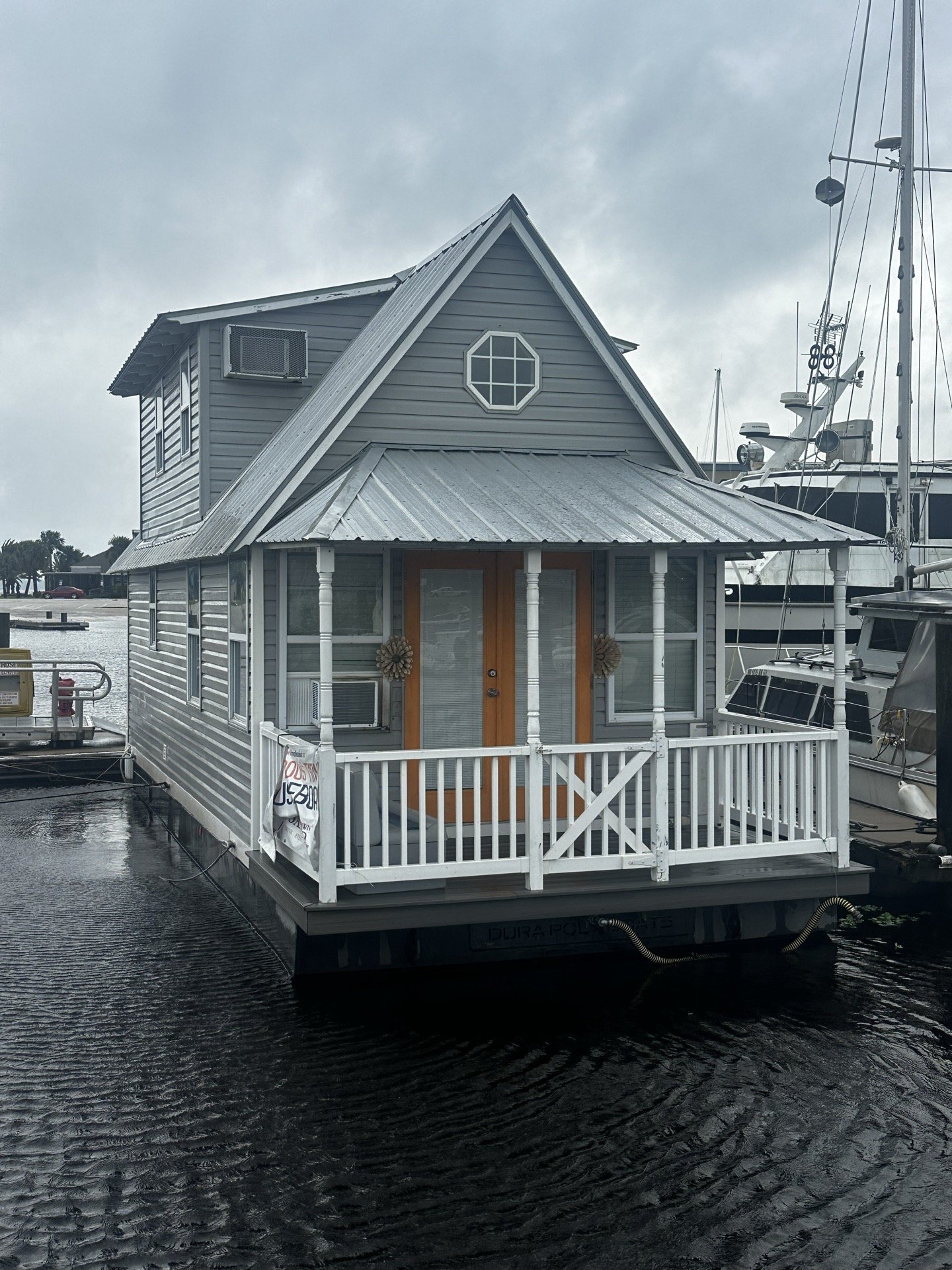 The one-of-a-kind floating tiny home