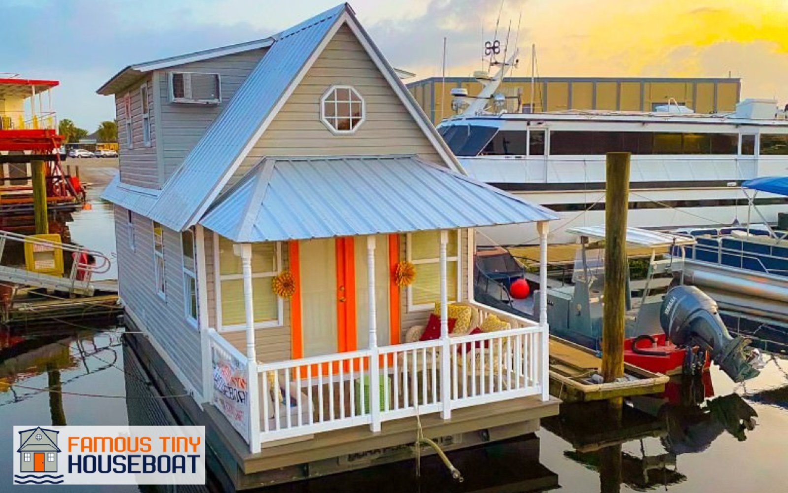 The Famous Houseboat, featured on HGTV